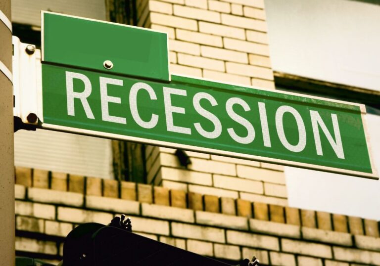 Global industrial recession sign